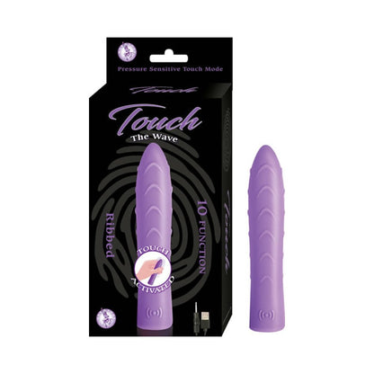 Touch The Wave  Pressure Sensitive 10 Function Rechargeable Waterproof Lavender-Nasstoys-Sexual Toys®