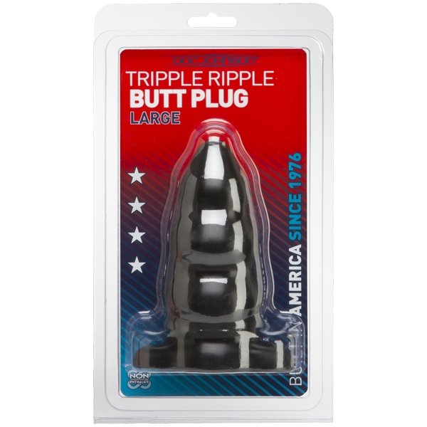 Triple Ripple Butt Plug Large-The Classics-Sexual Toys®