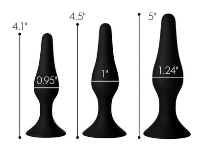 Triple Spire Tapered Silicone Anal Trainer Set-Master Series-Sexual Toys®