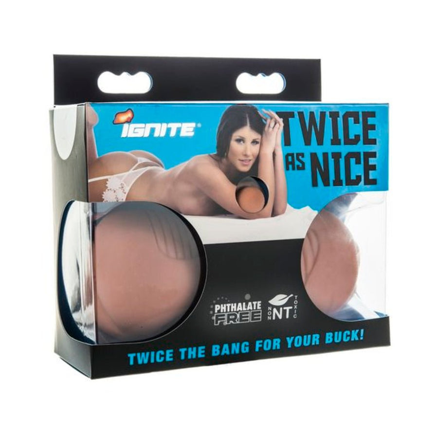 Twice As Nice Caramel Tan Stroker-Si Novelties-Sexual Toys®