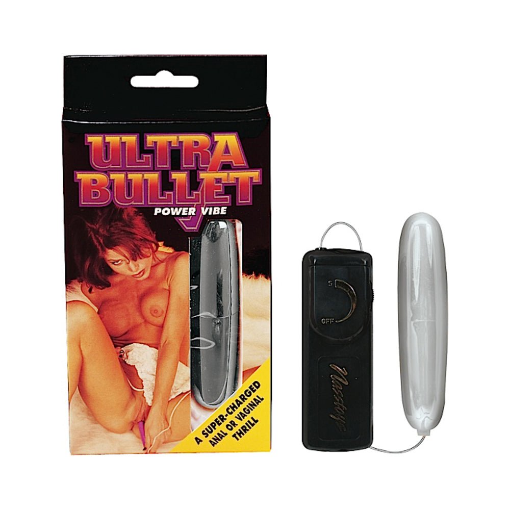 Ultra Bullet With Controller Silver-Nasstoys-Sexual Toys®