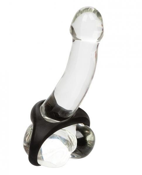 Ultra Soft Dual Ring Black-Cal Exotics-Sexual Toys®