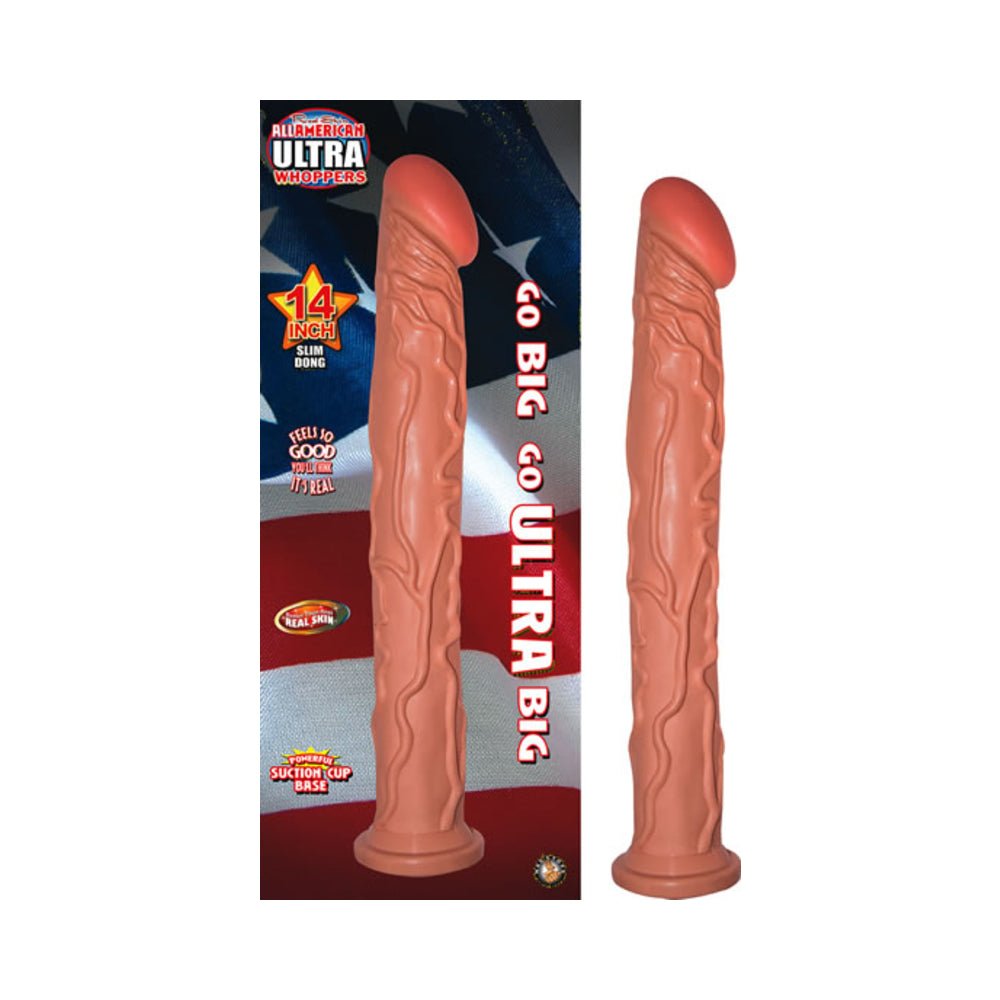 Ultra Whopper 14 inches Slim Dong - Beige-Nasstoys-Sexual Toys®