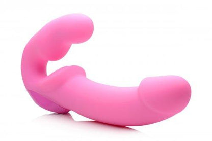 Urge Silicone Strapless Strap On Vibrating With Remote Pink-Strap U-Sexual Toys®