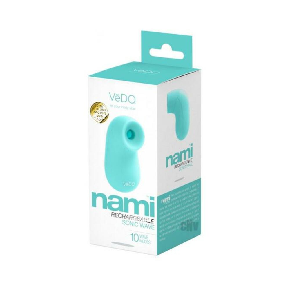 Vedo Nami Rechargeable Sonic Vibe Tease Me Turquoise-blank-Sexual Toys®