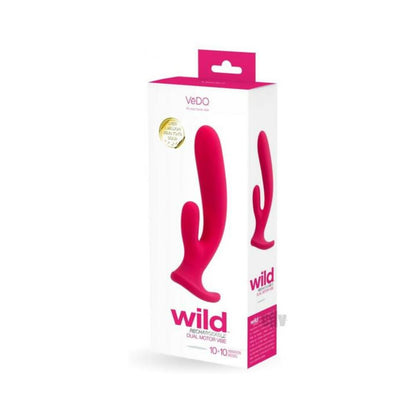 Vedo Wild Rechargeable Dual Vibe Pink-VeDO-Sexual Toys®