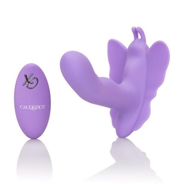 Venus Butterfly Remote Rocking Penis Purple Vibrator-Cal Exotics-Sexual Toys®