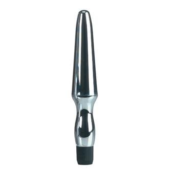 Vibrating Waterproof Anal Probe Silver-blank-Sexual Toys®