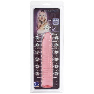 Vivid Ribbed Jellie Cock Sunrise - Pink-Vivid Toys-Sexual Toys®