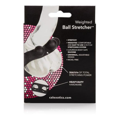 Weighted Ball Stretcher Silicone Black-blank-Sexual Toys®