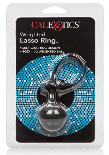 Weighted Lasso Ring Black-Cal Exotics-Sexual Toys®