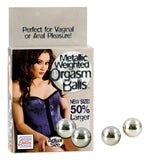 Weighted Orgasm Balls - Metallic-blank-Sexual Toys®