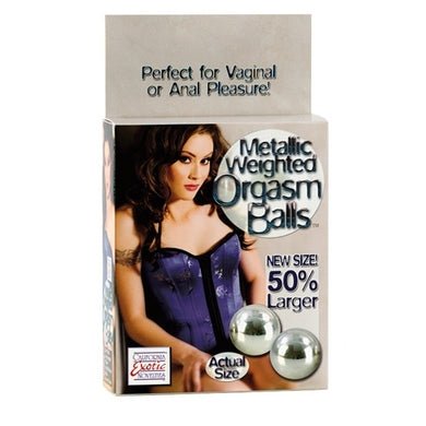 Weighted Orgasm Balls - Metallic-blank-Sexual Toys®