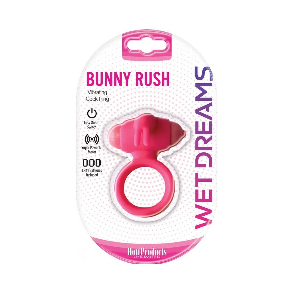 Wet Dreams Bunny Rush Cock Ring With Rabbit Ears /turbo Motor-blank-Sexual Toys®