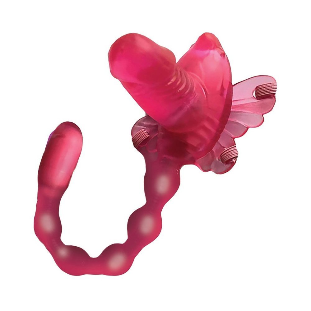 Wet Dreams Butterfly Baller Sex Harness With Dildo And Dual Motors-blank-Sexual Toys®