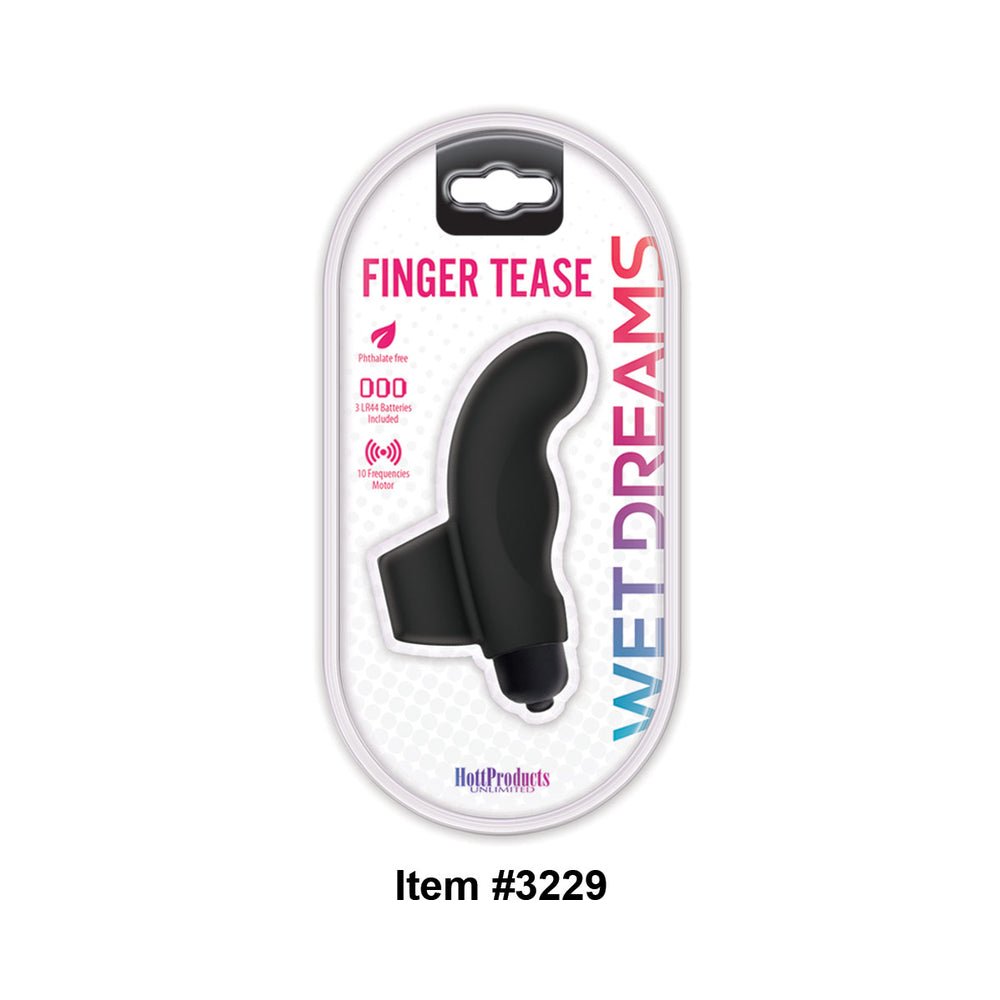 Wet Dreams Finger Tease 10 Function Black-blank-Sexual Toys®