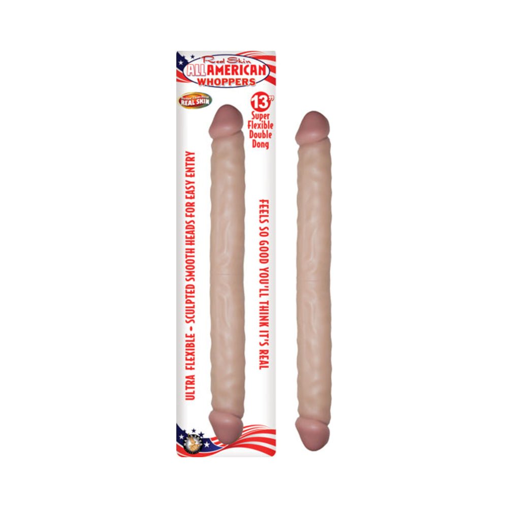 Whopper Double Dong 13&quot;- Beige-Nasstoys-Sexual Toys®