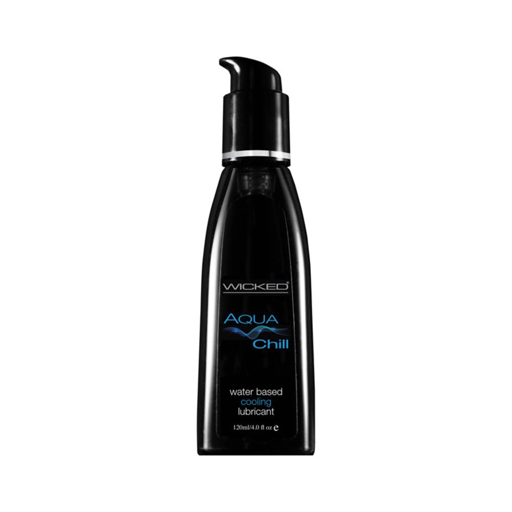 Wicked Aqua Chill Waterbased Cooling Sensation Lubricant 4oz-blank-Sexual Toys®