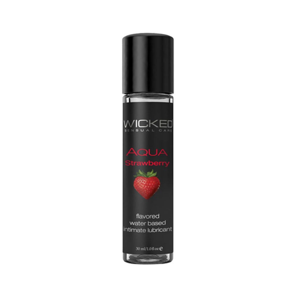 Wicked Aqua Strawberry 1oz.-Wicked-Sexual Toys®