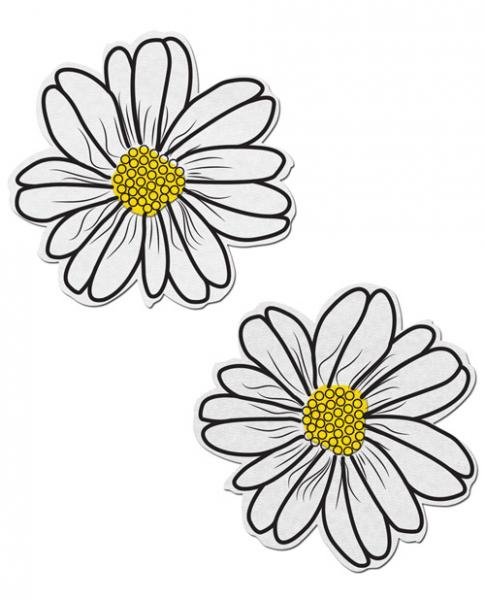 Wildflower White &amp; Yellow Pasties O/S-Tease Pastease Brand-Sexual Toys®