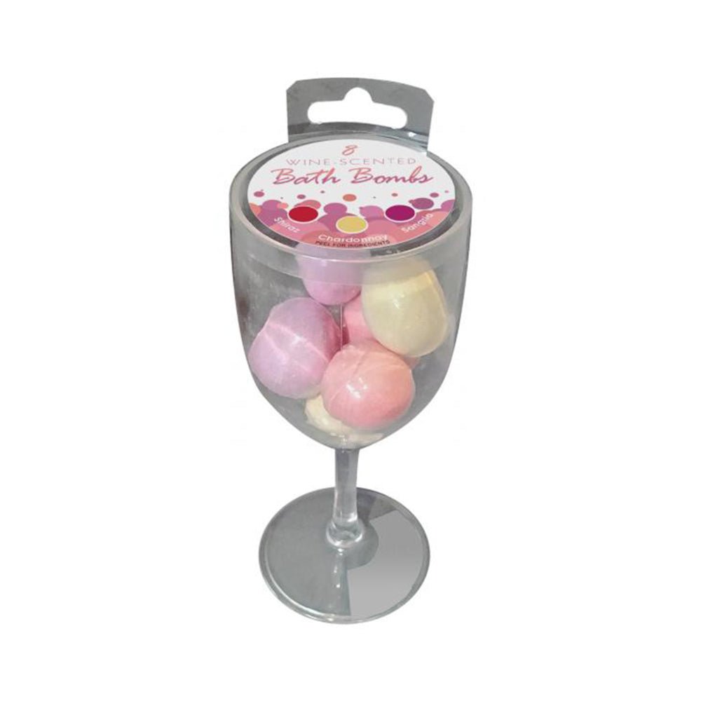 Wine Scented Bath Bombs (8pc)-Kheper Games-Sexual Toys®