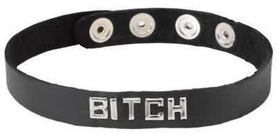 Wordband Collar Bitch  - Black-blank-Sexual Toys®