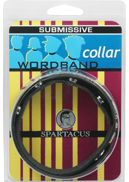 Wordband Collar - Submissive - Black-blank-Sexual Toys®