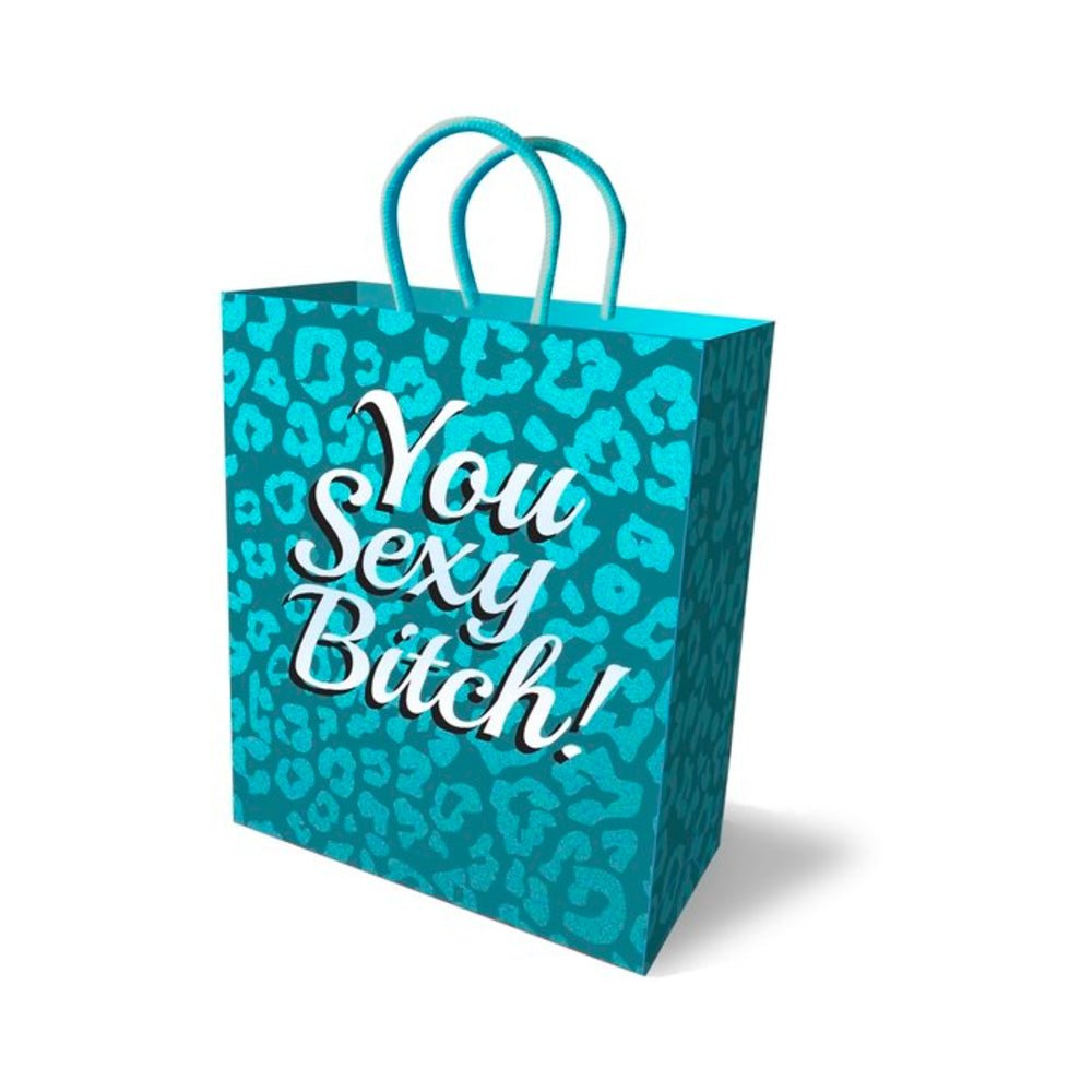 You Sexy Bitch Gift Bag Teal Blue 10 inches-blank-Sexual Toys®