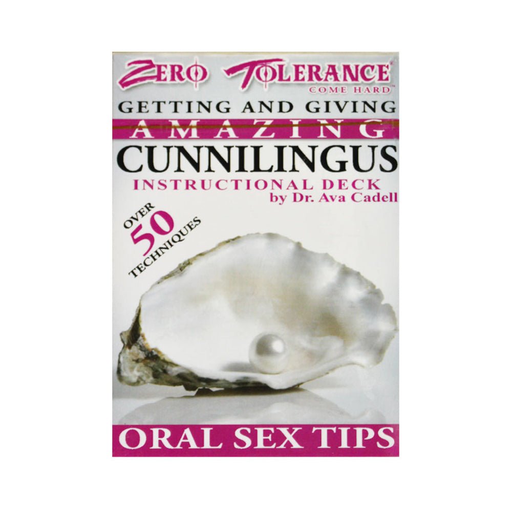 Zero Tolerance Getting &amp; Giving Cunnilingus Cards-Zero Tolerance-Sexual Toys®