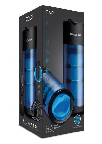 Zolo Blowpro Auto Stroking Blowjob Stimulator Blue-ZOLO-Sexual Toys®