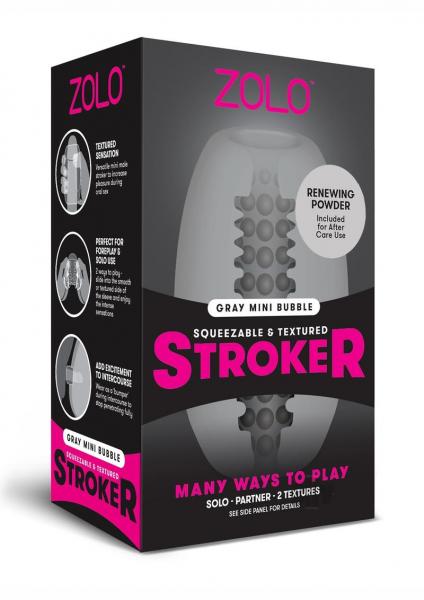 Zolo Mini Stroker Dome Grey-blank-Sexual Toys®