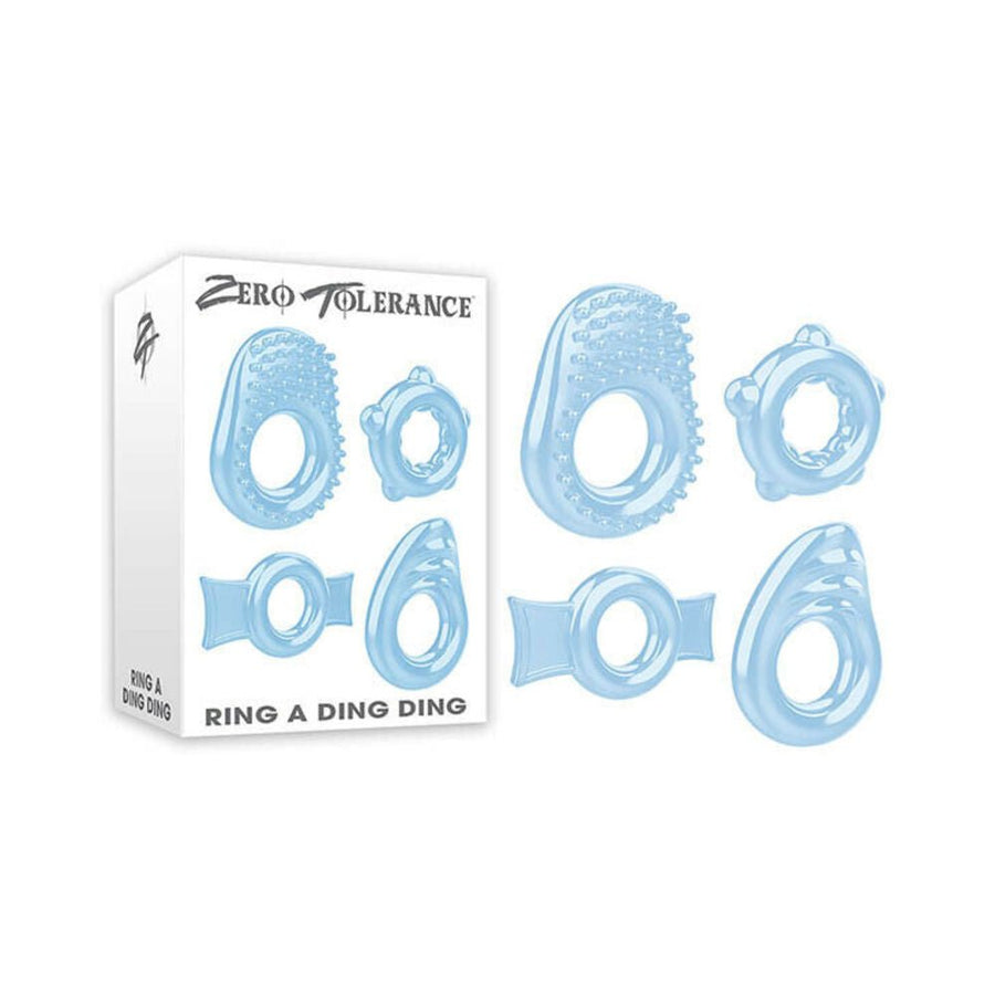 ZT Ring A Ding Ding Cock Ring Set Of 4-Zero Tolerance-Sexual Toys®