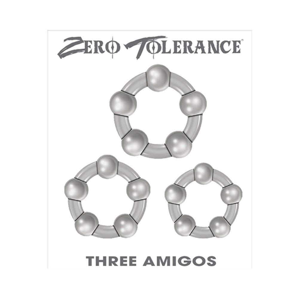 ZT Three Amigos Cock Ring Set Of 3-Zero Tolerance-Sexual Toys®